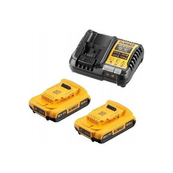 Dewalt DEWALT ŁADOWARKA DCB1104 +2x2,0Ah DCB1104D2