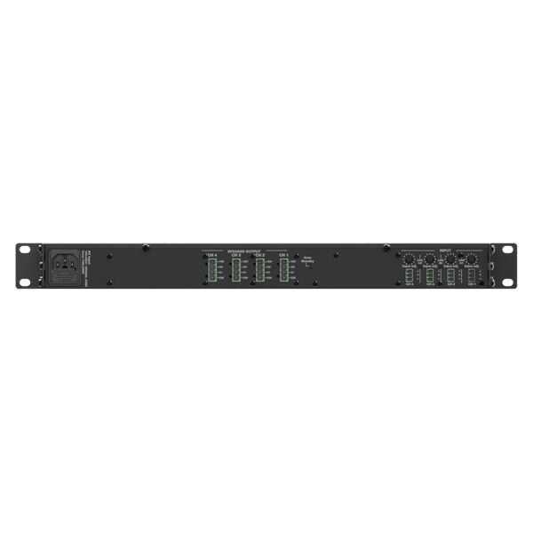 System przekazu sygnału AV Audac AUDAC CEP408 Energooszczędny wzmacniacz czterokanałowy, 4 x 80 W, 4 Ohm