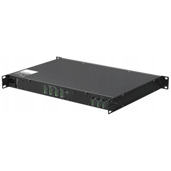 System przekazu sygnału AV Audac AUDAC CEP408 Energooszczędny wzmacniacz czterokanałowy, 4 x 80 W, 4 Ohm
