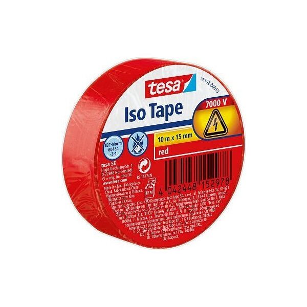 Tesa tesa Isolierband 10m 15mm rot