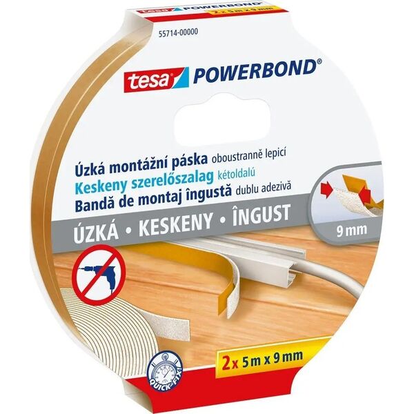 Tesa tesa  Powerbond Schmal 2 x 5m x 9mm