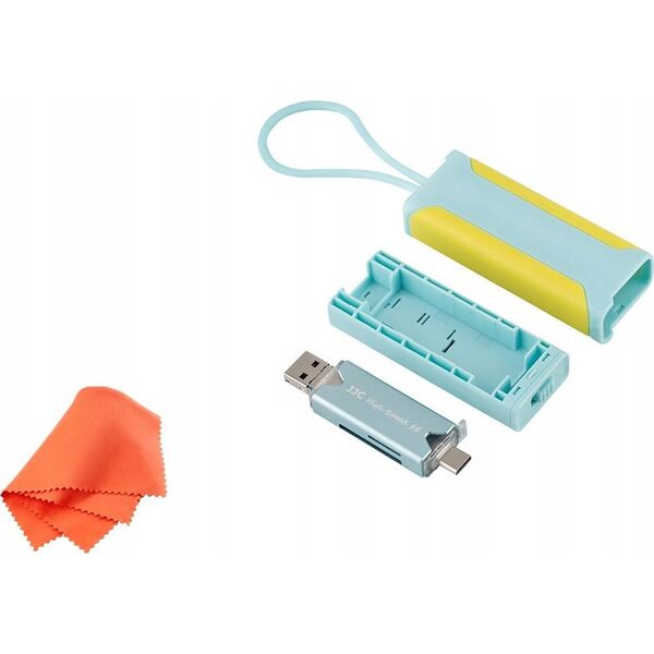 Pokrowiec JJC Etui na karty pamięci JJC MCR-STM5BY z czytnikiem kart USB 3.0