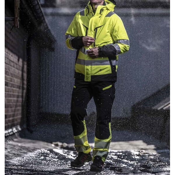 Projob Spodnie ProJob 6528 EN ISO 20 Yellow Black