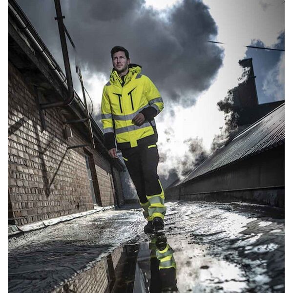 Projob Spodnie ProJob 6528 EN ISO 20 Yellow Black