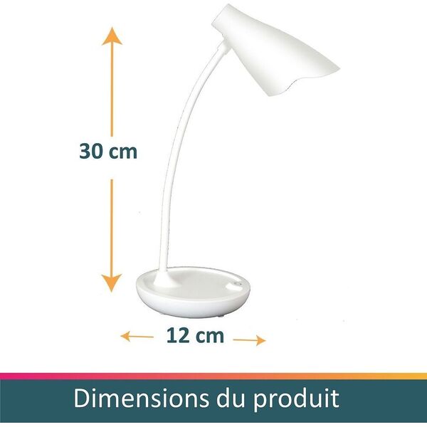 Lampka biurkowa Unilux Lampka na biurko Unilux Ukky biała