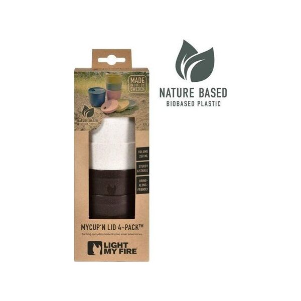 Light My Fire Light My Fire MyCup`n Lid Short 4-pack cocoa cream