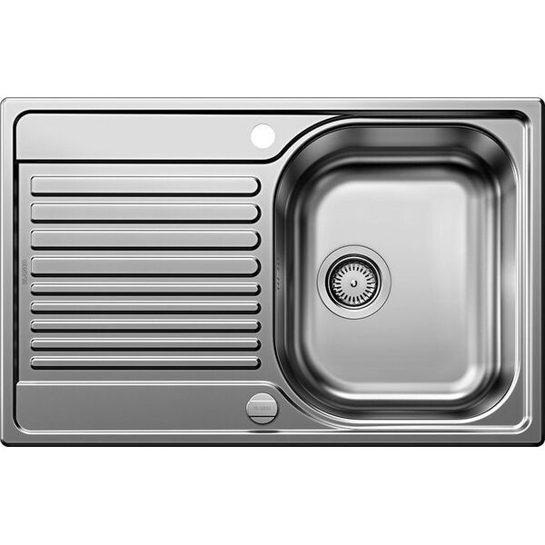 Zlewozmywak Blanco Zlewozmywak TIPO 45 S Compact stal matowa, korek auto. (+237859)