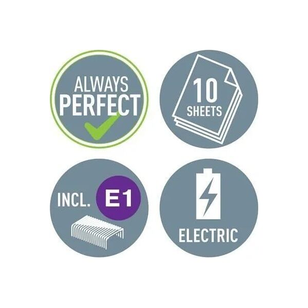Zszywacz Leitz Zszywacz elektr WOW  bia�y  3l GW 10K