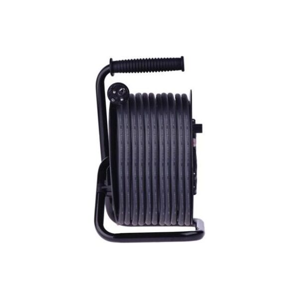 Emos Przedłużacz bębnowy ogrodowy Emos 50 m 4 gniazda 230V 3x2,5 mm2 czarny P084503