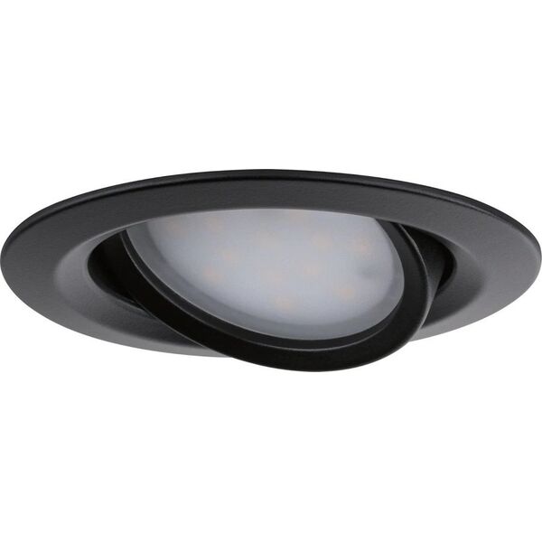 Paulmann Oprawa do wbudowania NOVA PLUS COIN LED DIM wychylna zestaw 3x6W 470lm 93mm 2700K IP65 230V czarny matowy