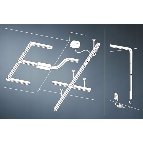 Paulmann Reflektor na szynoprzewód URail HILDOR LED DIM 15W 850lm 3000K 230V czarny matowy/ metal