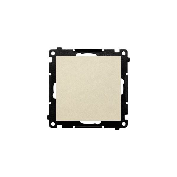 Kontakt-Simon Łącznik krzyżowy Kontakt-Simon 55 TW7.01/X/144 bez piktogramu moduł 10 AX, 250V~, szybkozłącza szampański mat