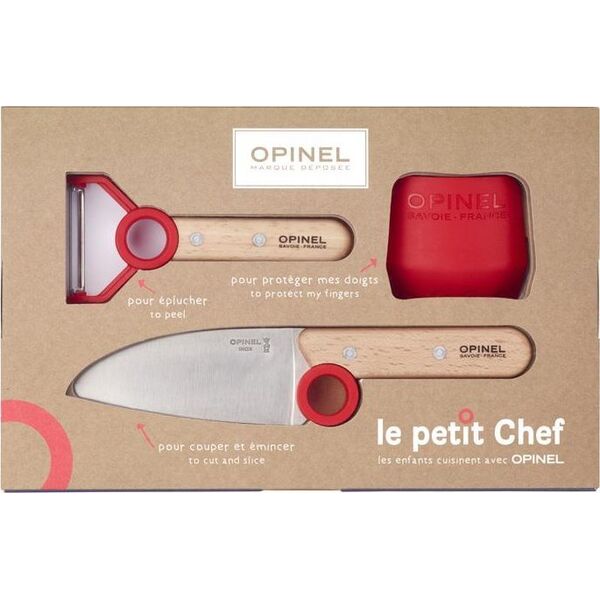Opinel Opinel Le Petit Chef Zestaw Red