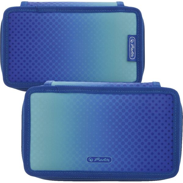 Piórnik Herlitz Herlitz TriCase 31tlg Dip Dye Blue/Turquoise