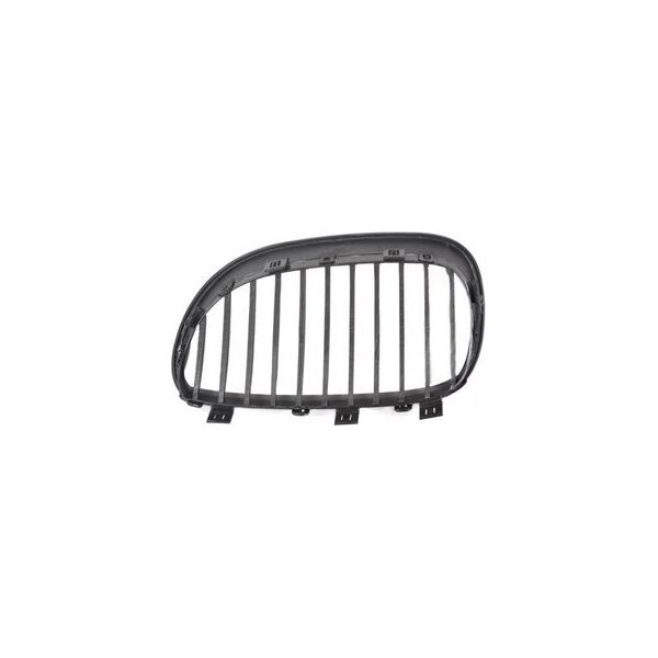 MTuning Grill sportowy pojedyncze żeberka Matt Black  BMW 5 (E60) Sedan (E61) Touring 2003-2010