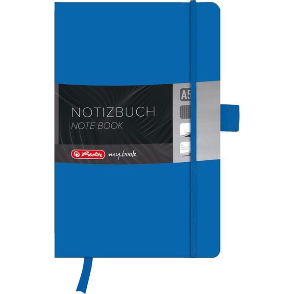 Herlitz Herlitz 11369097 notatnik A5 96 ark. Niebieski 13841116 4008110498775