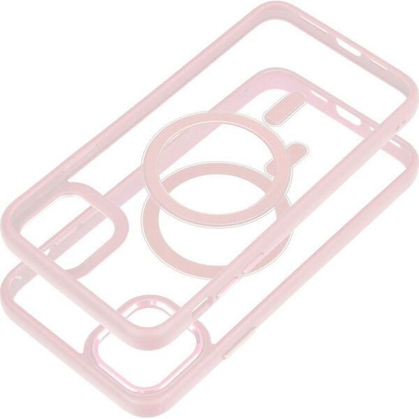 OEM Futerał COLOR EDGE MAG COVER kompatybilny z MagSafe do IPHONE 11 Pro Max różowy