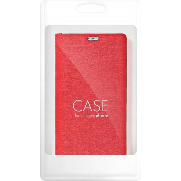 OEM Kabura LUNA Book Gold do SAMSUNG S24 Ultra czerwony