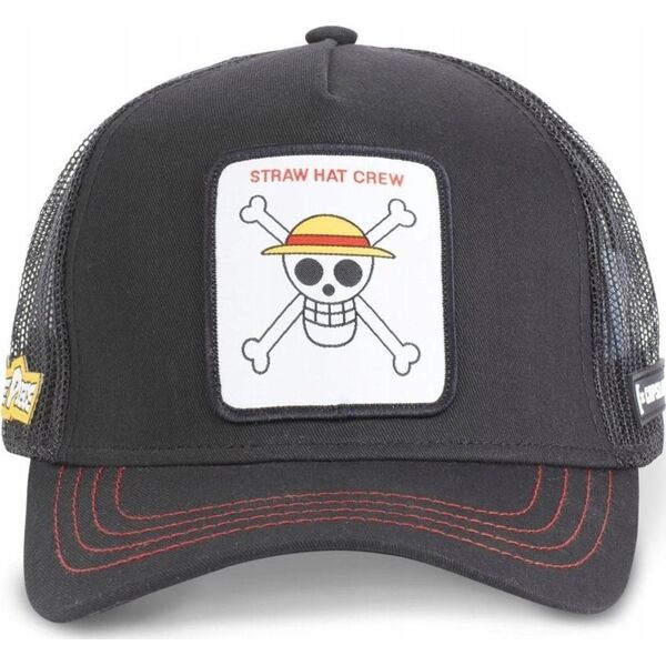 Capslab Capslab One Piece Trucker Cap CL-OP1-1-SKU2 Czarne One size