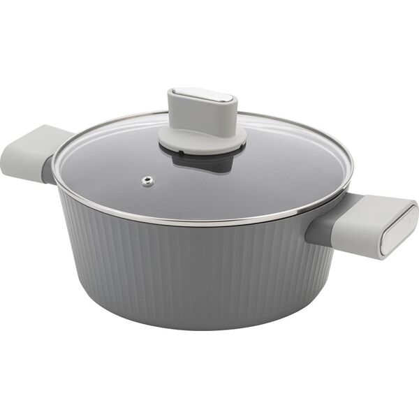 Florina Garnek aluminiowy z pokrywką Florina Serrano 24 cm 3,7 l