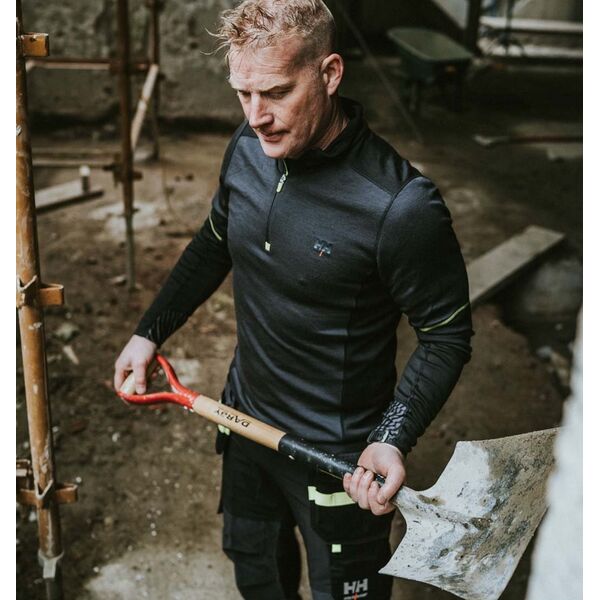 Helly Hansen Koszulka termo Helly Hansen Lifa Merino Zip Black