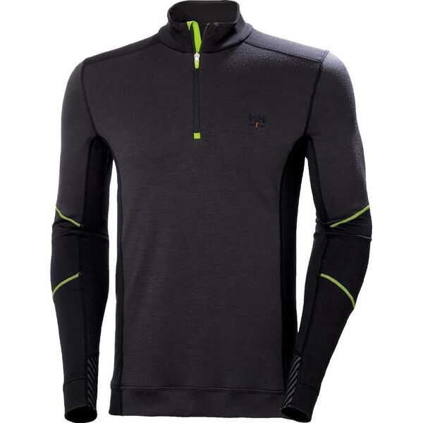 Helly Hansen Koszulka termo Helly Hansen Lifa Merino Zip Black