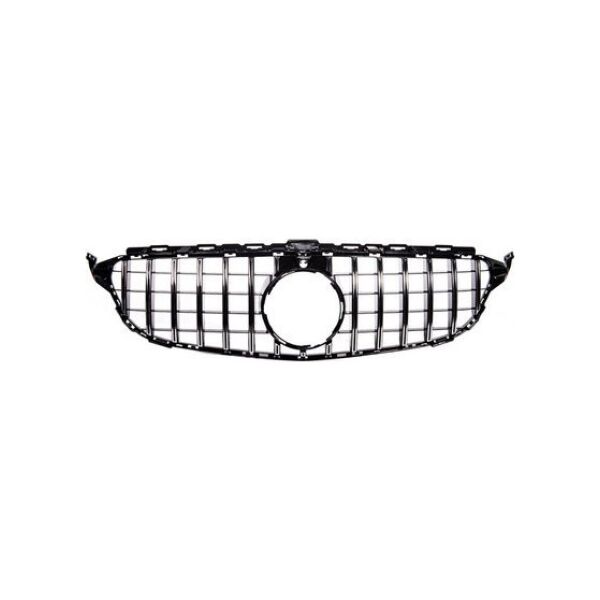 MTuning Grill sportowy GT Chrome Camera MERCEDES C-Class W205 S205 A205 C205 przed liftem 2014-2018