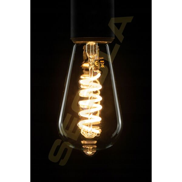 Segula Segula LED Rustika Curved Spirale Ambient klar E27 6,2W