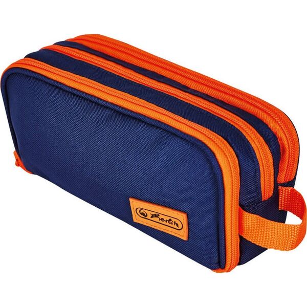 Piórnik Herlitz Herlitz Doppelfaulenzer Neon blau/orange