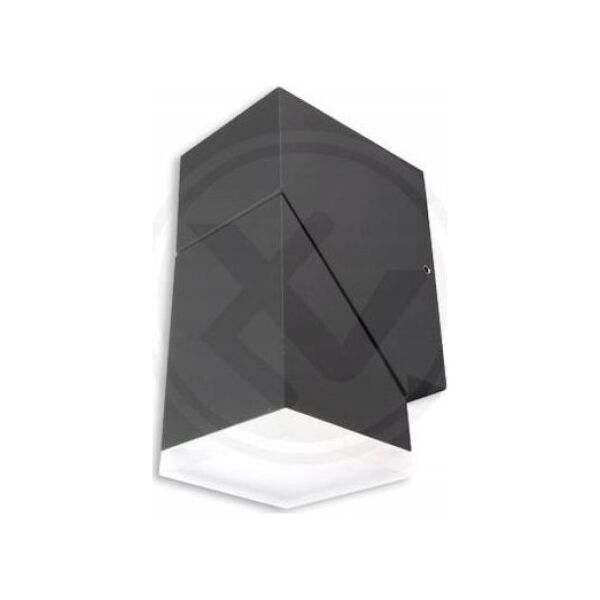Kinkiet LVT LVT Twinda 1194 kinkiet lampa ścienna ogrodowa IP54 1x7,5W LED 4000K 420lm szary