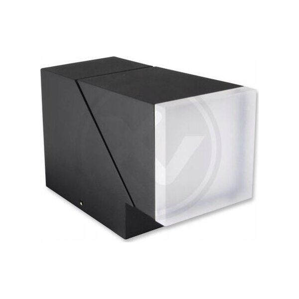 Kinkiet LVT LVT Twinda 1194 kinkiet lampa ścienna ogrodowa IP54 1x7,5W LED 4000K 420lm szary