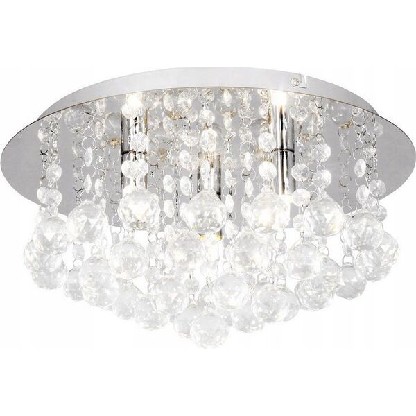 Lampa sufitowa Reality Plafon lampa sufitowa Reality Loona 3x33W G9 chrom / kryształ 622903-06