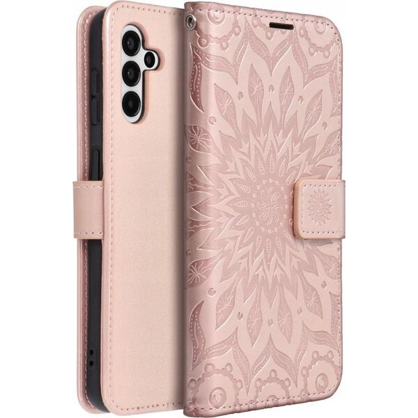 ForCell Kabura MEZZO Book do SAMSUNG A35 5G mandala złoty róż