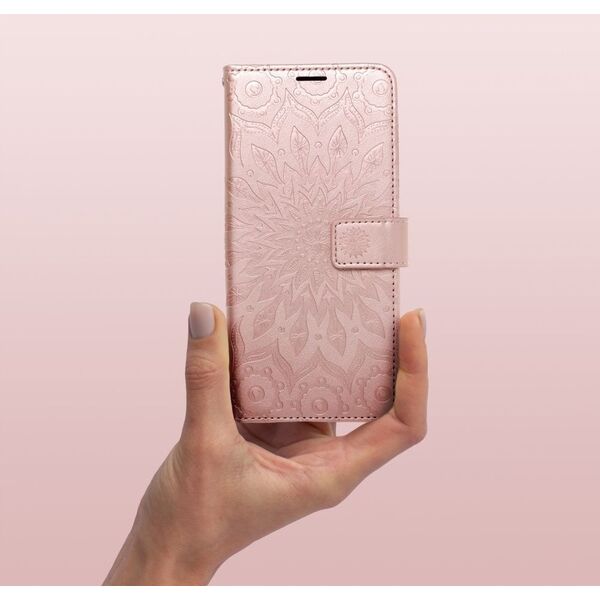 ForCell Kabura MEZZO Book do SAMSUNG A35 5G mandala złoty róż