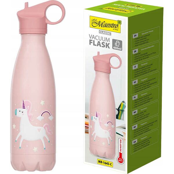 Maestro KUBEK TERMICZNY MR 1645 C RÓŻOWY 400 ML