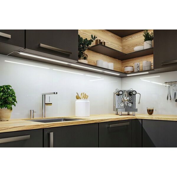 Paulmann Zestaw opraw podszafkowych LED LINE DIM PIR 2x4W 2x350lm 350mm 30000K 230V biały matowy / aluminium