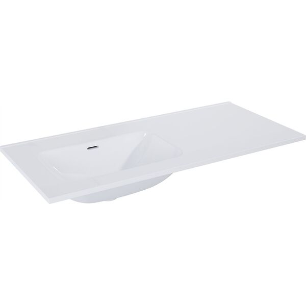 Umywalka RE041001068060 / ELITA / SKAPPA / UMYWALKA CERAMICZNA 100 BEZ OTWORU LEWA (60+40) WHITE / 146036 /