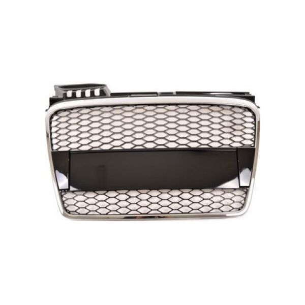 MTuning Grill sportowy Chrome & Gloss Black AUDI A4 B7 2004-2008