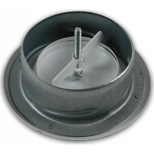 AWENTA Anemostat wywiewny Awenta AMW150 fi 150 metalowy biały