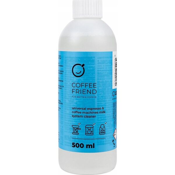 UNIWERSALNY ŚRODEK DO CZYSZCZENIA SYSTEMU MLECZNEGO DO EKSPRESÓW I ZAPARZACZY COFFEE FRIEND FOR BETTER COFFEE 500 ML