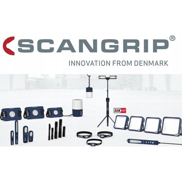Scangrip Lampa do oświetlania dużych obszarów roboczych 40000 lm SITE LIGHT 40 03.5268