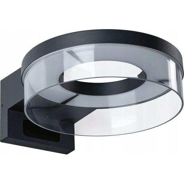 Kinkiet Paulmann Oprawa elewacyjna CAPERA LED 8W 700lm 3000K czujnik ruchu i zmierzchu IP44 230V antracyt / aluminium