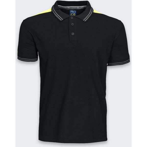 Projob Koszulka Polo Projob 2018 Pique BlackYellow