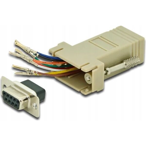 Digitus DIGITUS RS 232 Adapter, DB9,   RJ45, Modular DB9 F,  RJ45 F 14265658 4016032325093