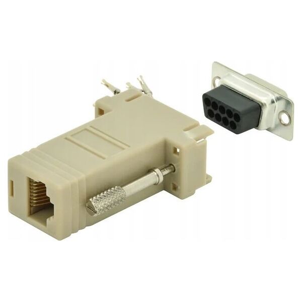 Digitus DIGITUS RS 232 Adapter, DB9,   RJ45, Modular DB9 F,  RJ45 F 14265658 4016032325093