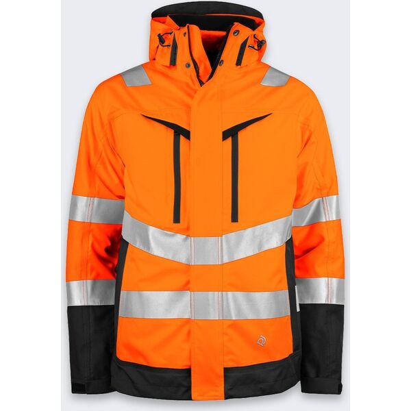 Kurtka męska Projob Kurtka Odblaskowa ProJob 6446 3in1 Orange/Black