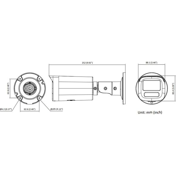 Kamera IP Hikvision KAMERA IP DS-2CD1623G2-LIZU(2.8-12MM)PL Smart Hybrid Light - 1080p - MOTOZOOM Hikvision