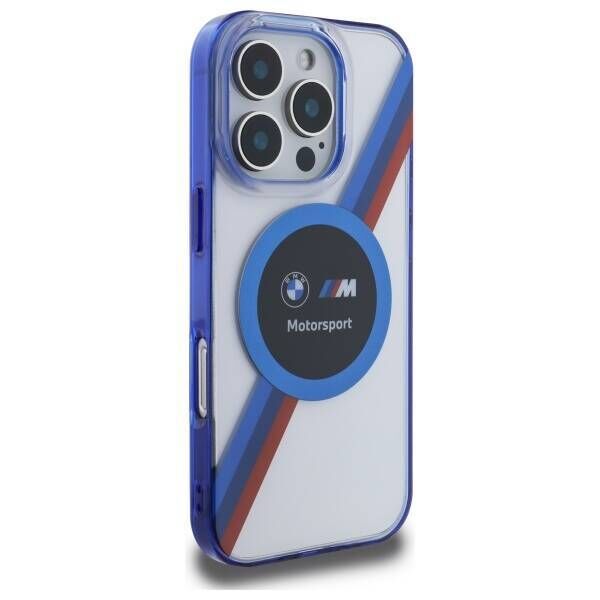 Original Case IPHONE 16 PRO MAX BMW Hardcase Motosport IML Circle MagSafe (BMHMP16X23HTPUT) transparent 3666339325596