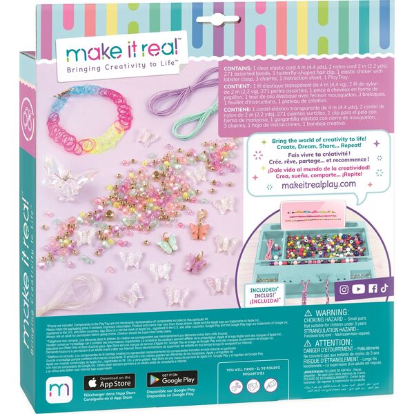 Make it real MAKE IT REAL Biżuteria Butterfly Jewelry, zestaw kreatywny