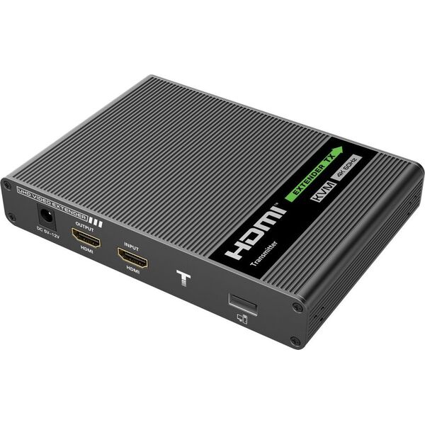 Przełącznik Techly Techly KVM Extender HDMI/USB po Skrętce Cat6A/7 do 70m 4K*60Hz